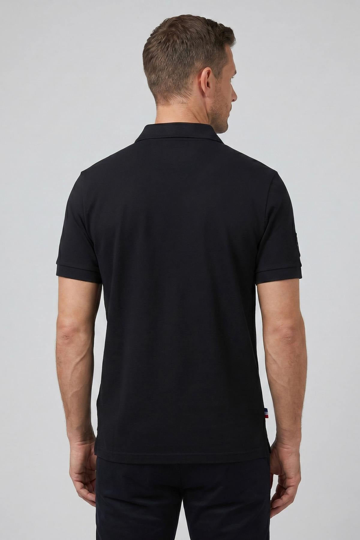 Men's black PAF polo shirt - Image n°2