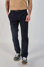 Navy blue chino trousers Patrouille de France - Image n°1