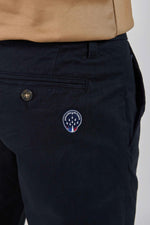 Navy blue chino trousers Patrouille de France - Image n°3