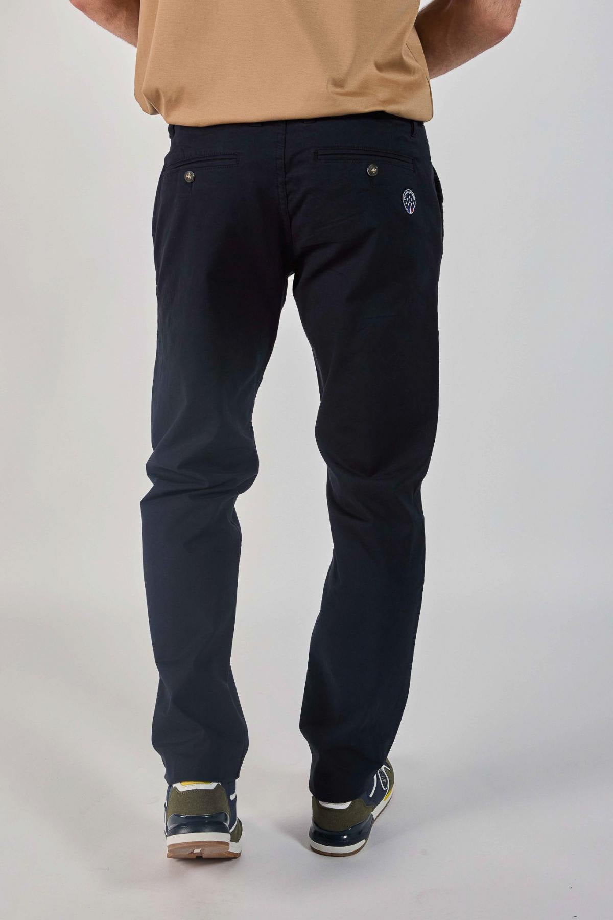 Navy blue chino trousers Patrouille de France - Image n°2