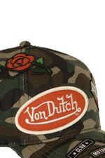 Cotton camo-print cap with badges - Image n°4