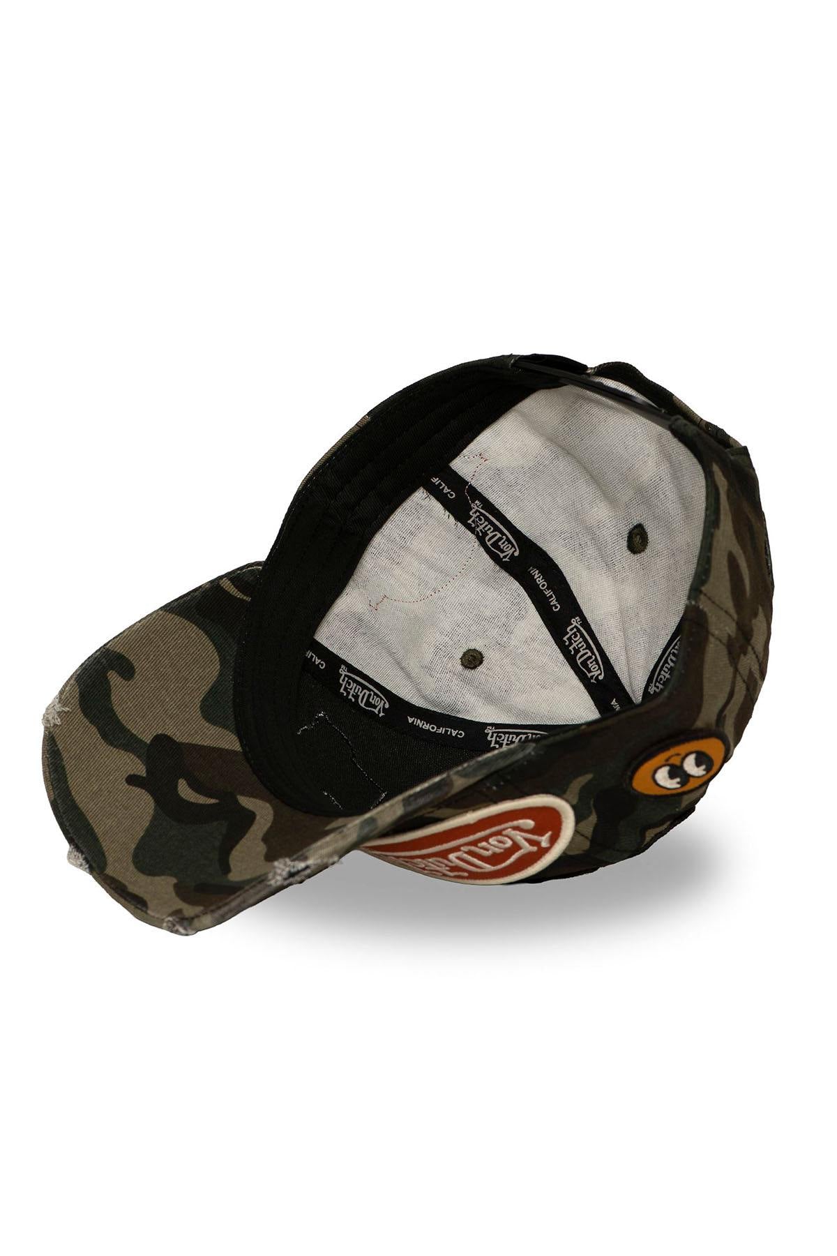 Cotton camo-print cap with badges - Image n°6
