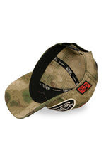 Camouflage cotton cap with badges - Image n°6