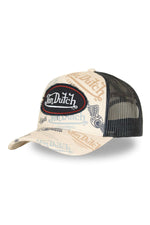 Printed mesh cap with distressed logo patch - Image n°5