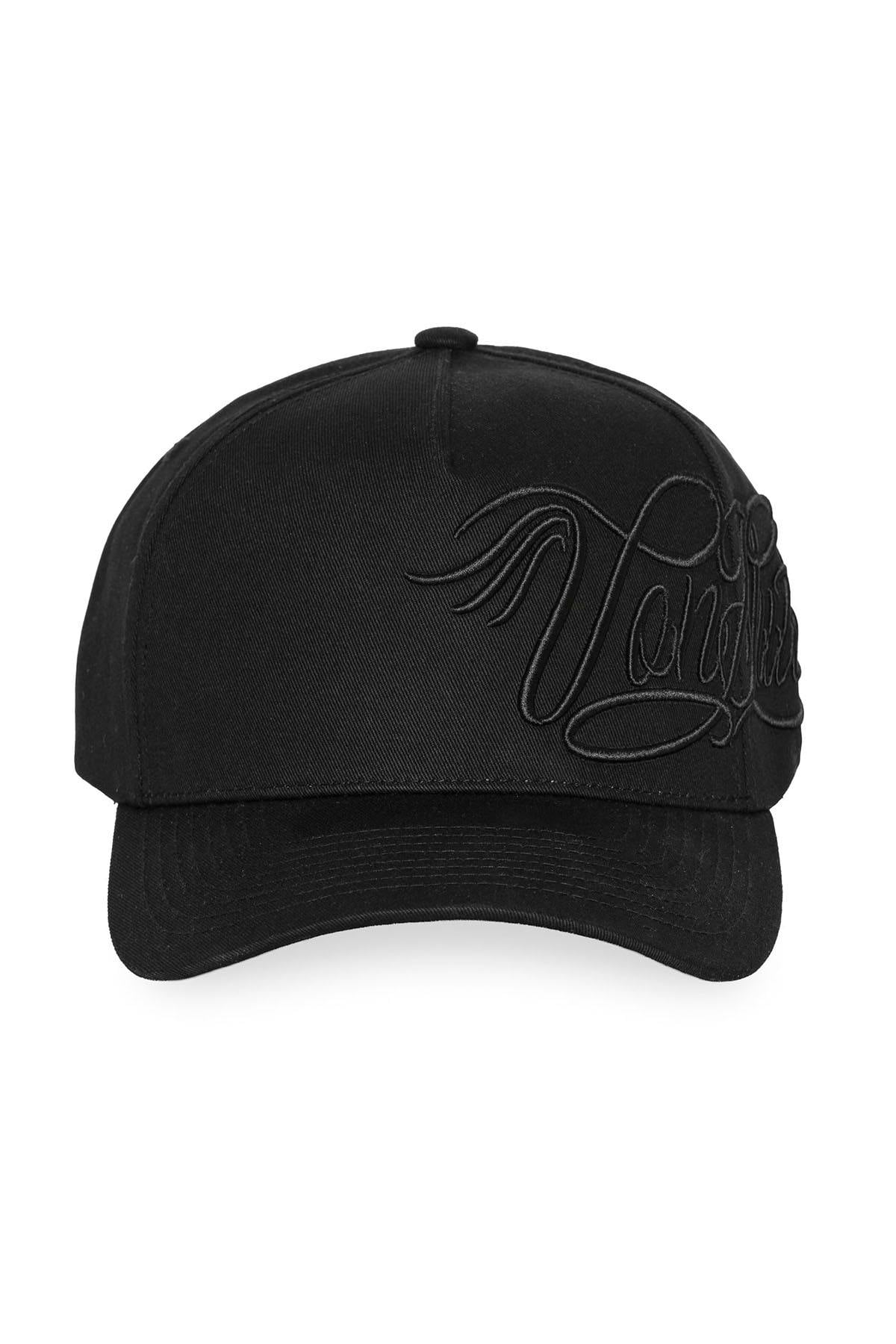 Black Von Dutch cap with calligraphy embroidery - Image n°2