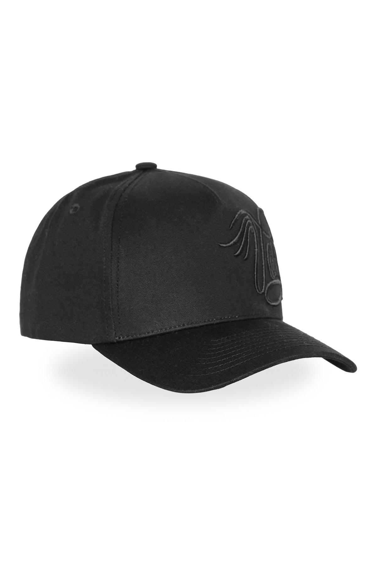 Black Von Dutch cap with calligraphy embroidery - Image n°5
