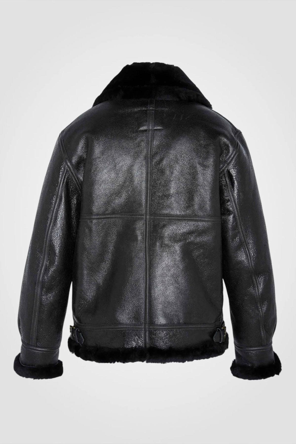 Iconic black bomber jacket made in the USA - Image n°2