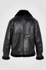 Iconic black bomber jacket made in the USA - Image n°2