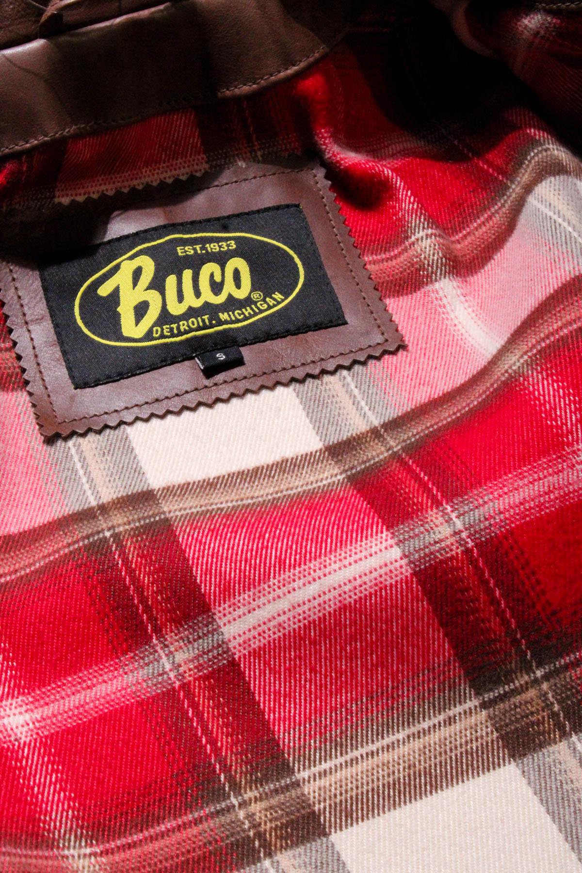 Buco J-21R leather jacket - brown Cow Vintage, deep tone with natural patina - Image n°7