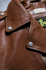 Buco J-21R leather jacket - cognac Cow Vintage, warm golden caramel tone - Image n°9