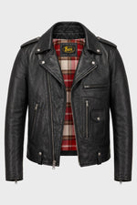 Buco J-21R leather jacket - black Cow Vintage, American cut - Image n°12