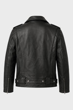 Buco J-27R leather jacket - black Cow Milled, police motorcycle unit heritage - Image n°4