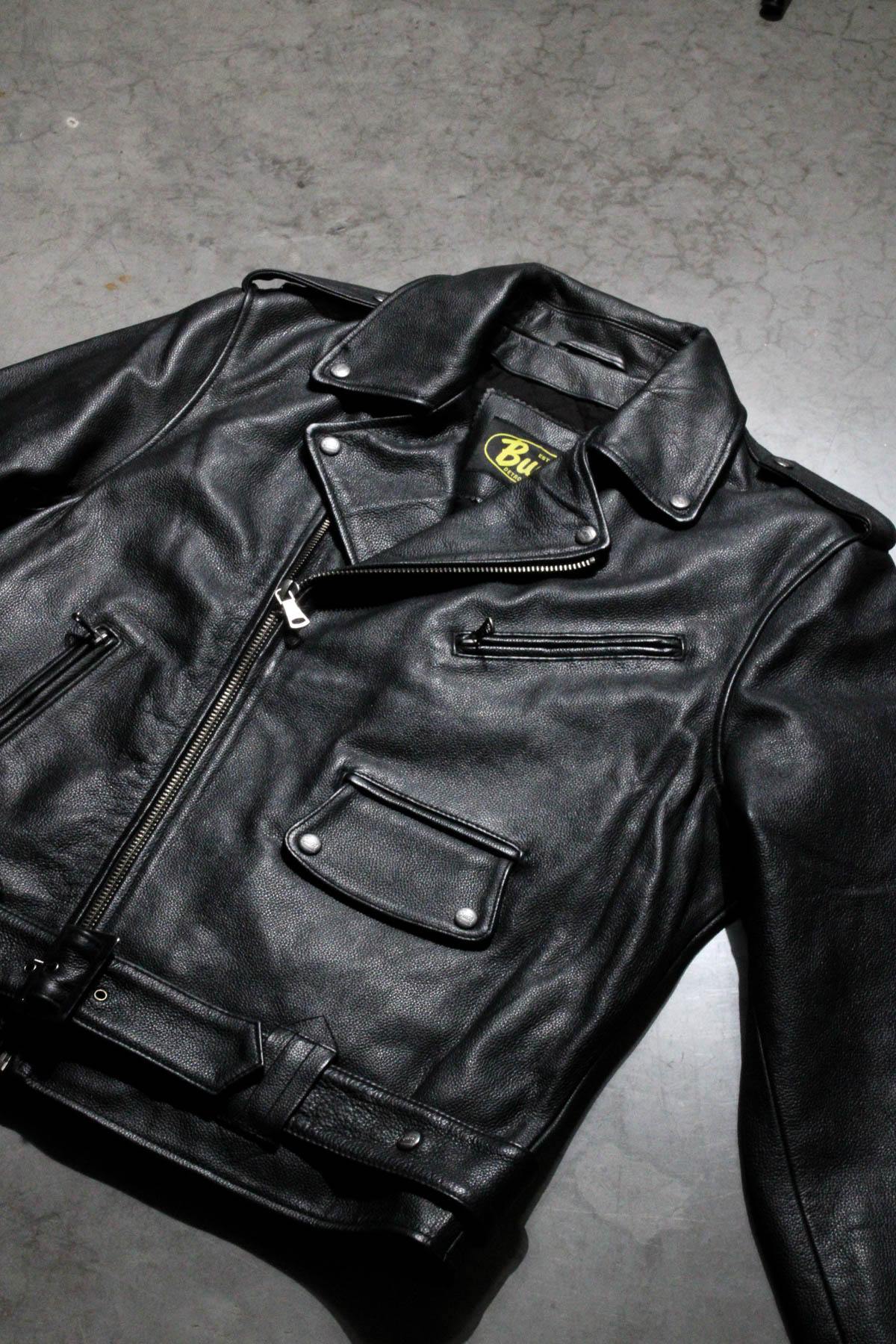 Buco J-27R leather jacket - black Cow Milled, police motorcycle unit heritage - Image n°2