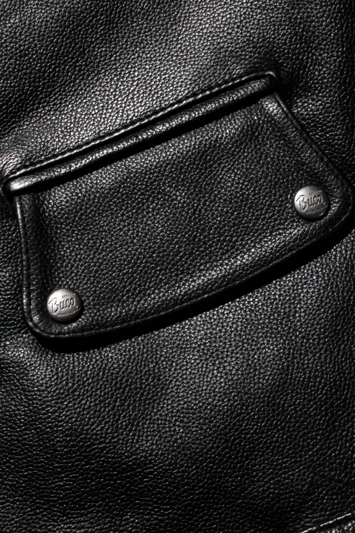Buco J-27R leather jacket - black Cow Milled, police motorcycle unit heritage - Image n°5