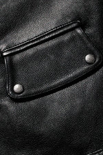 Buco J-27R leather jacket - black Cow Milled, police motorcycle unit heritage - Image n°5