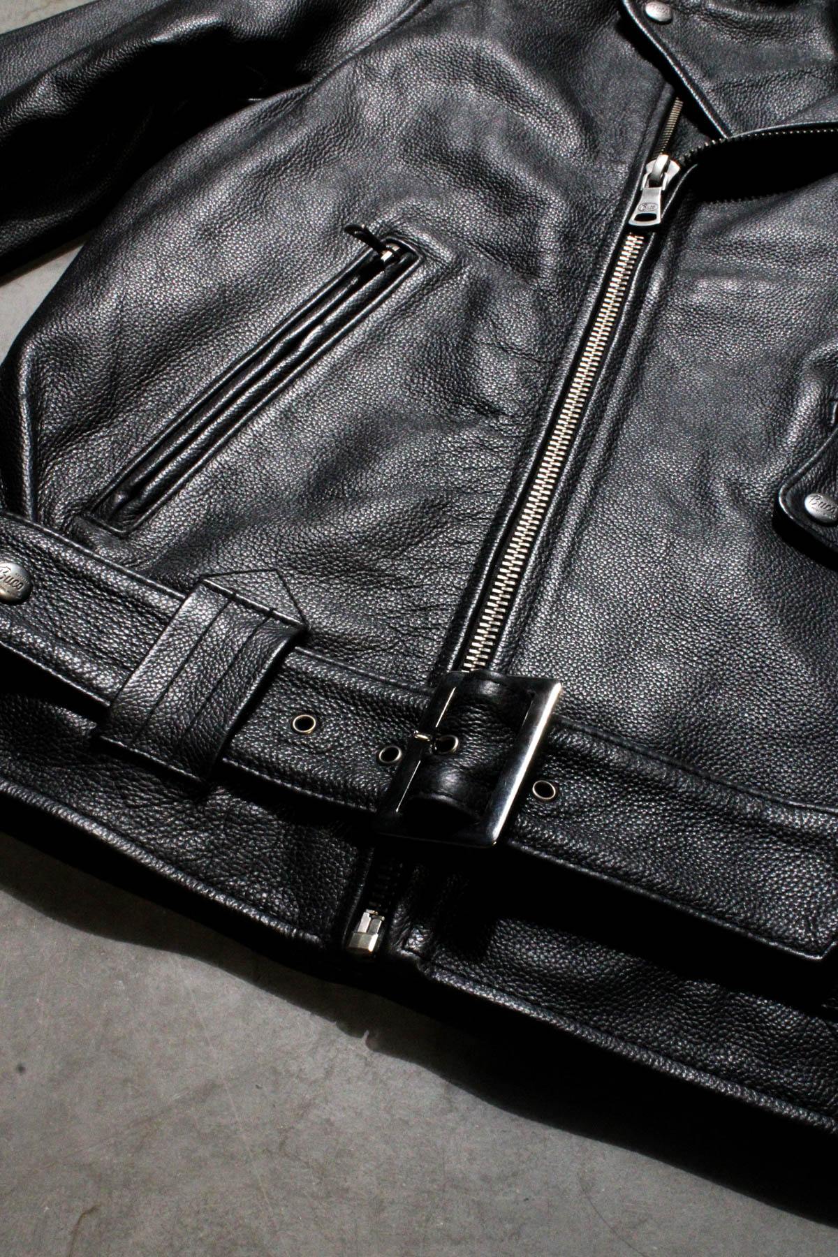 Buco J-27R leather jacket - black Cow Milled, police motorcycle unit heritage - Image n°6