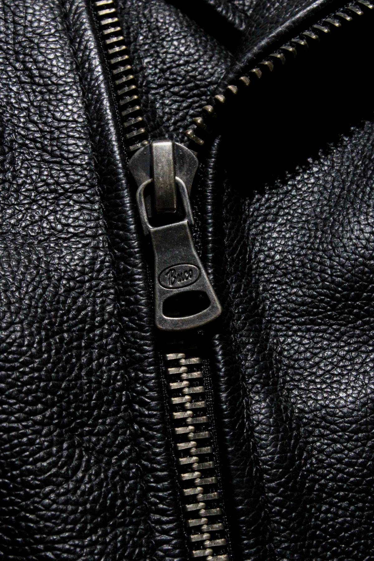 Buco J-27R leather jacket - black Cow Milled, police motorcycle unit heritage - Image n°7