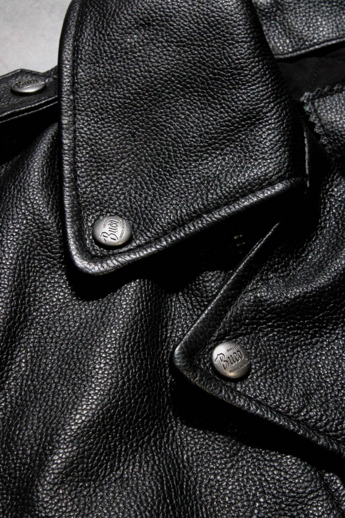 Buco J-27R leather jacket - black Cow Milled, police motorcycle unit heritage - Image n°9