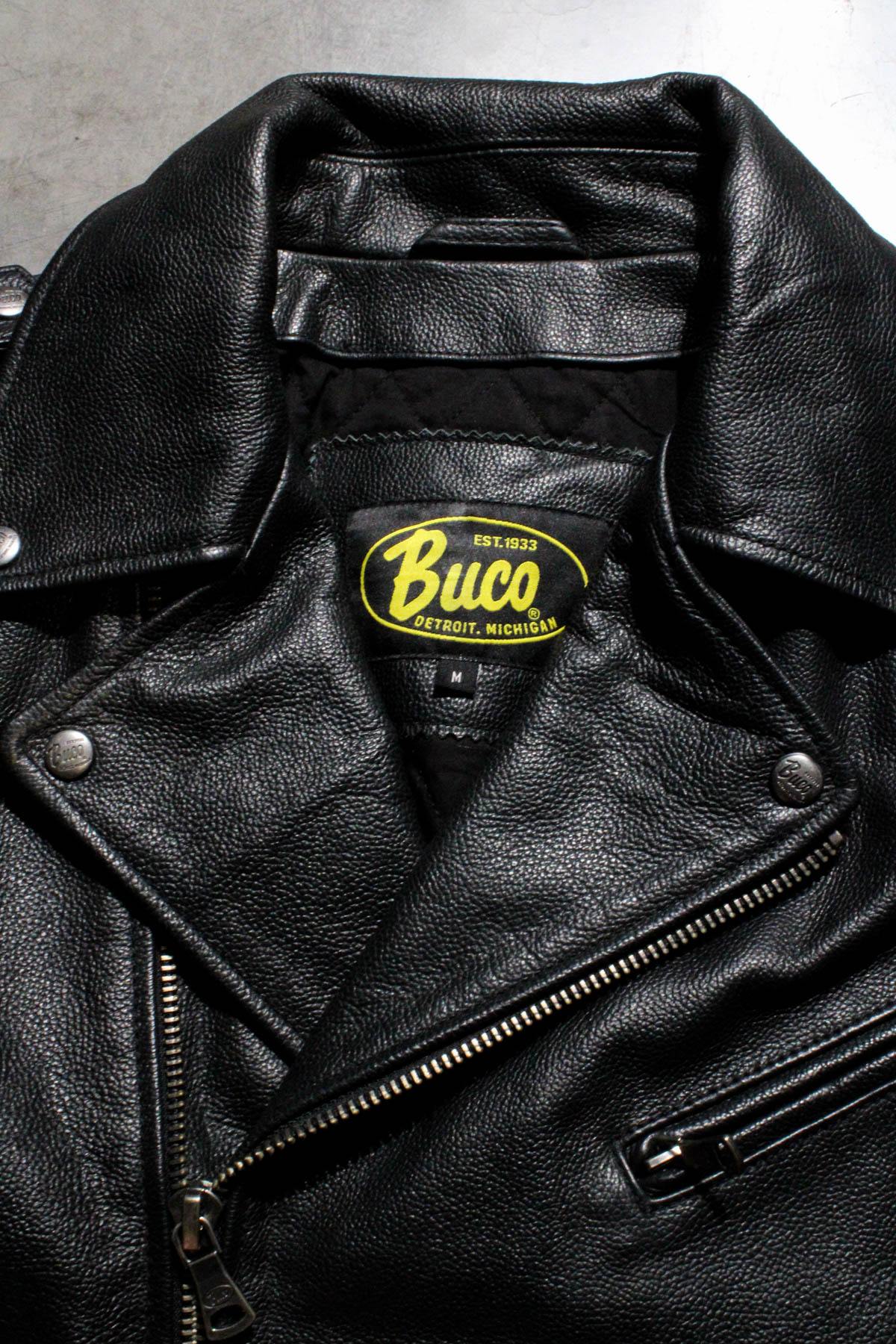 Buco J-27R leather jacket - black Cow Milled, police motorcycle unit heritage - Image n°10