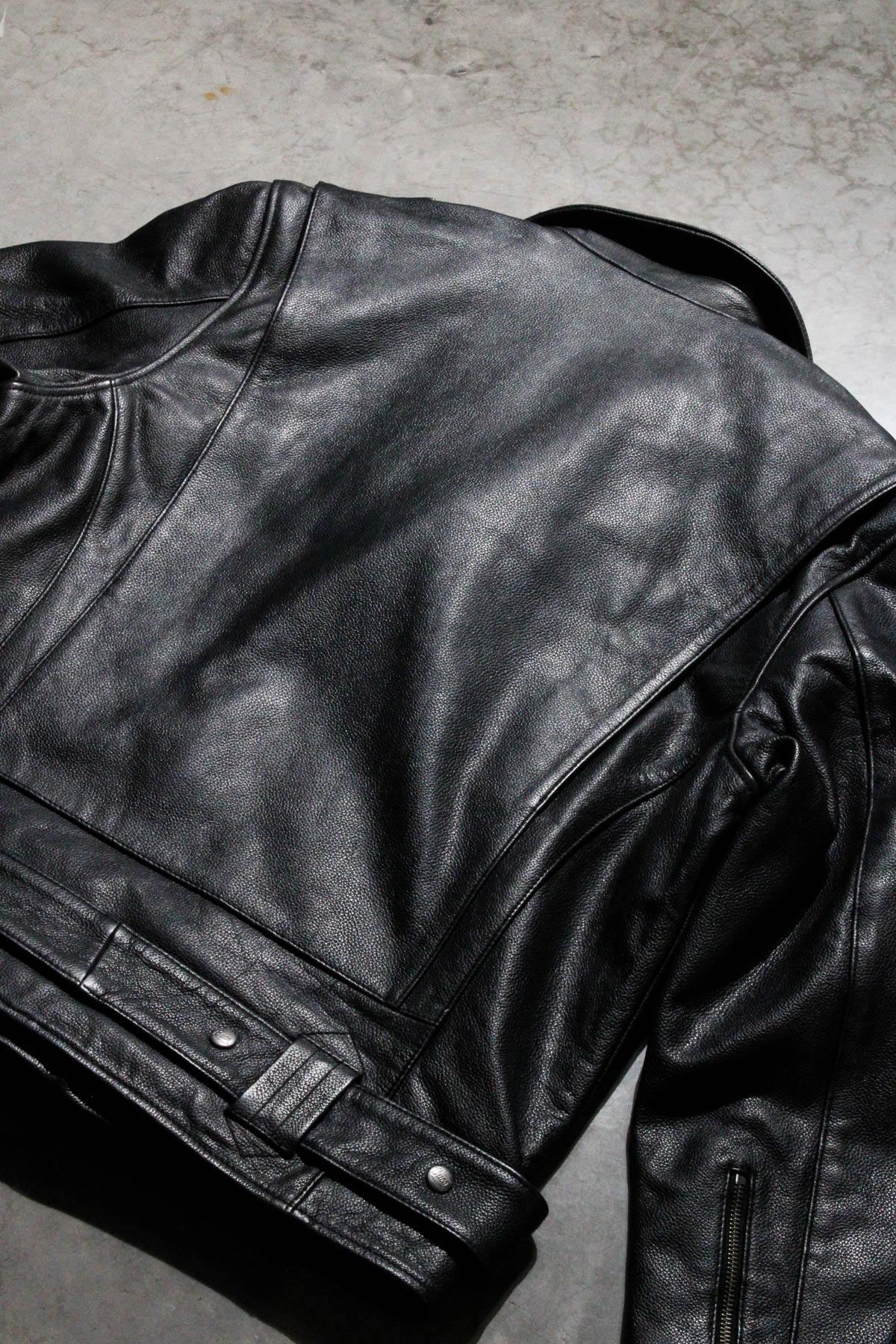 Buco J-27R leather jacket - black Cow Milled, police motorcycle unit heritage - Image n°12
