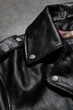 Buco J-21R leather jacket - black Cow Vintage, American cut - Image n°9