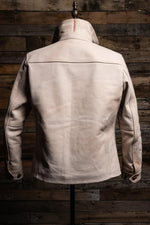 Master jacket in a faded beige-cognac finish - Image n°9