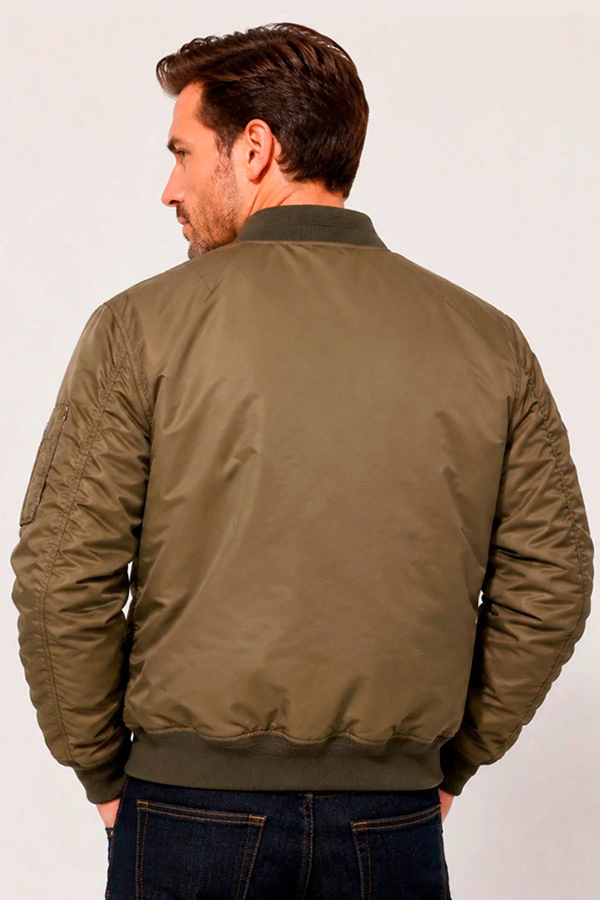 Patrouille de France khaki pilot bomber jacket - Image n°2