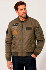 Patrouille de France khaki pilot bomber jacket - Image n°1