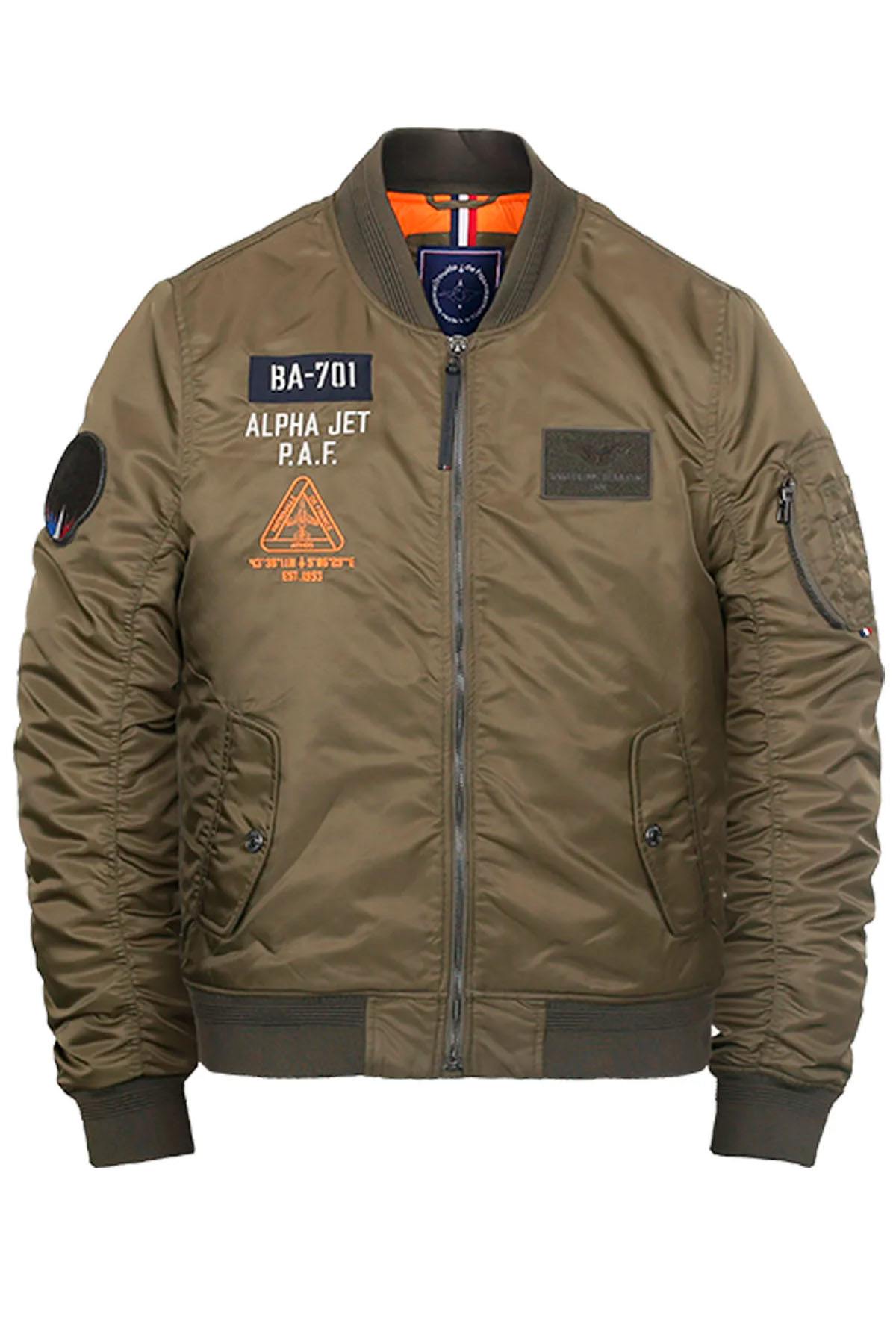 Patrouille de France khaki pilot bomber jacket - Image n°3
