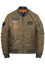 Patrouille de France khaki pilot bomber jacket - Image n°3