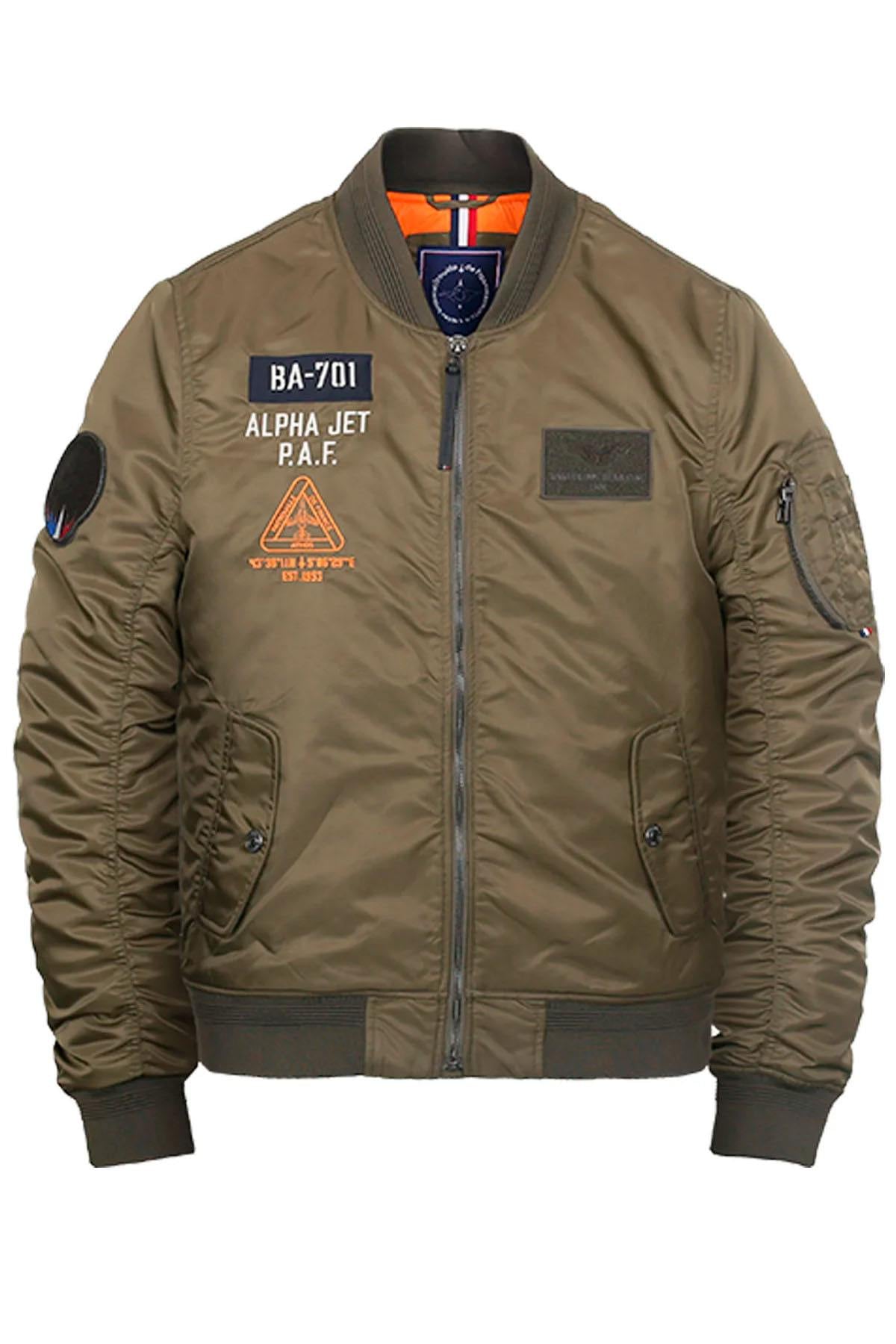 Patrouille de France khaki pilot bomber jacket - Image n°3