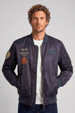 Patrouille de France navy blue pilot bomber jacket - Image n°1
