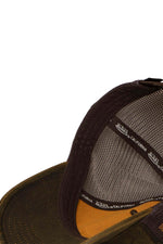 Dark khaki coated cotton baseball cap - Image n°6