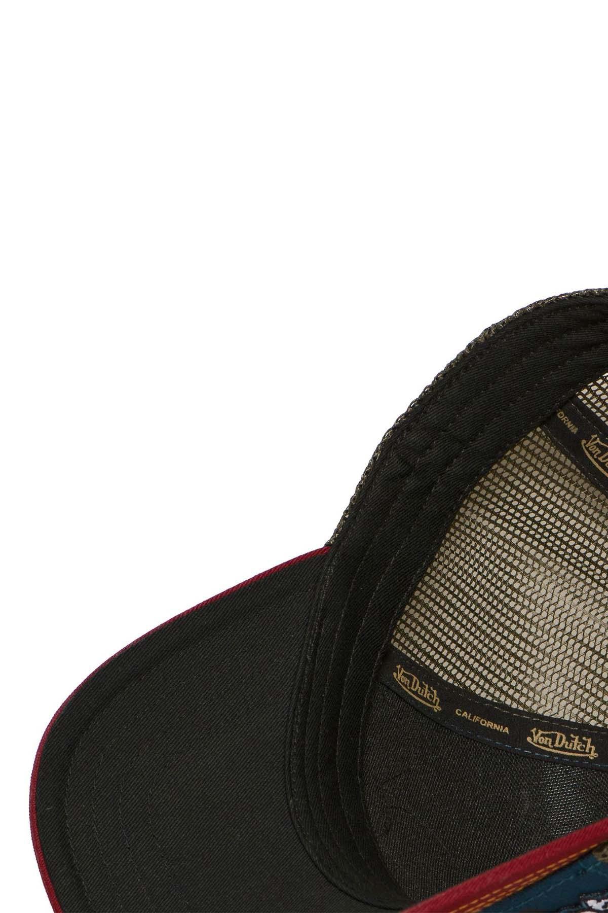 Tricolor trucker cap with multiple patches - Image n°6