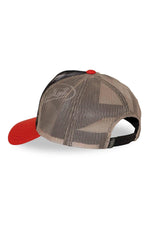 Trucker cap with print and embroidered logo - Image n°2