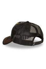 Black trucker cap with colorful prints - Image n°2