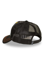 Black trucker cap with colorful prints - Image n°3