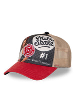 Trucker cap with vintage pin-up print - Image n°7