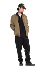 Textile bomber jacket with patch - Image n°11