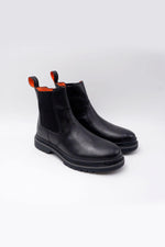 Men's black leather Chelsea boots - Image n°3