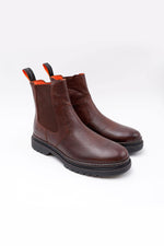 Men's brown leather Chelsea boots - Image n°3