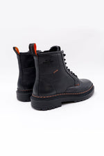 Men's black leather boots - Image n°4