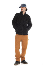  Knitted zip-up vest with Von Dutch badge - Image n°3