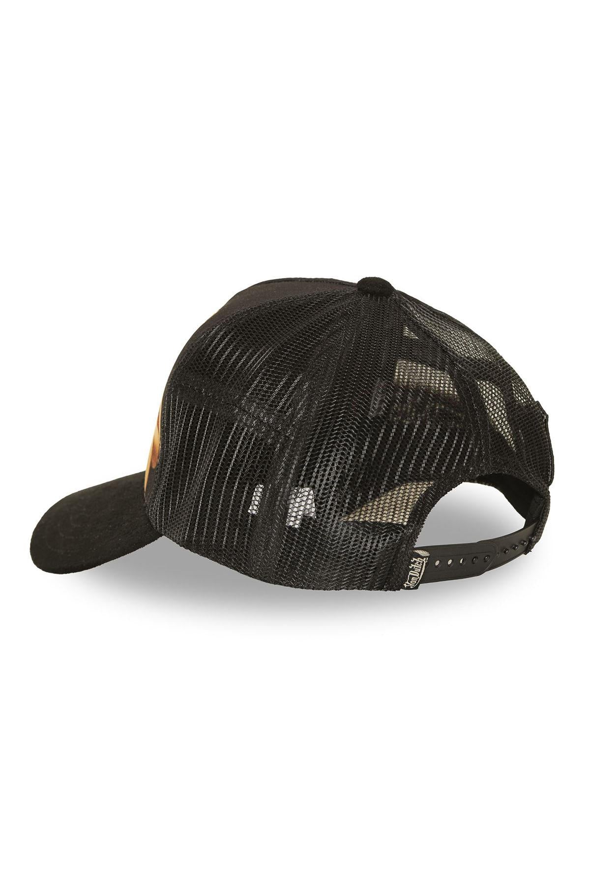 Black trucker cap with print - Image n°4