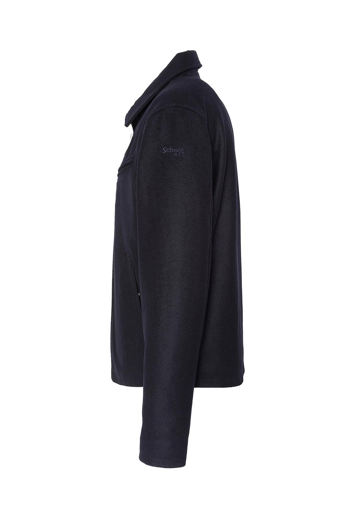 Men's polyester and wool jacket - Image n°2