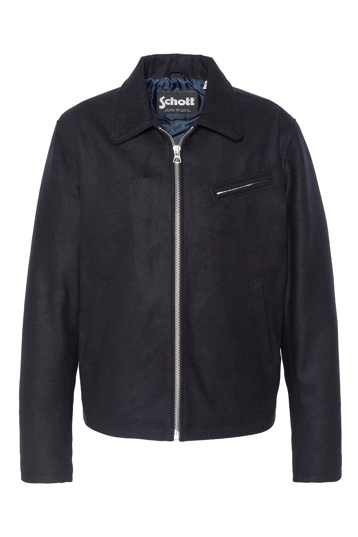 Men's polyester and wool jacket - Image n°1
