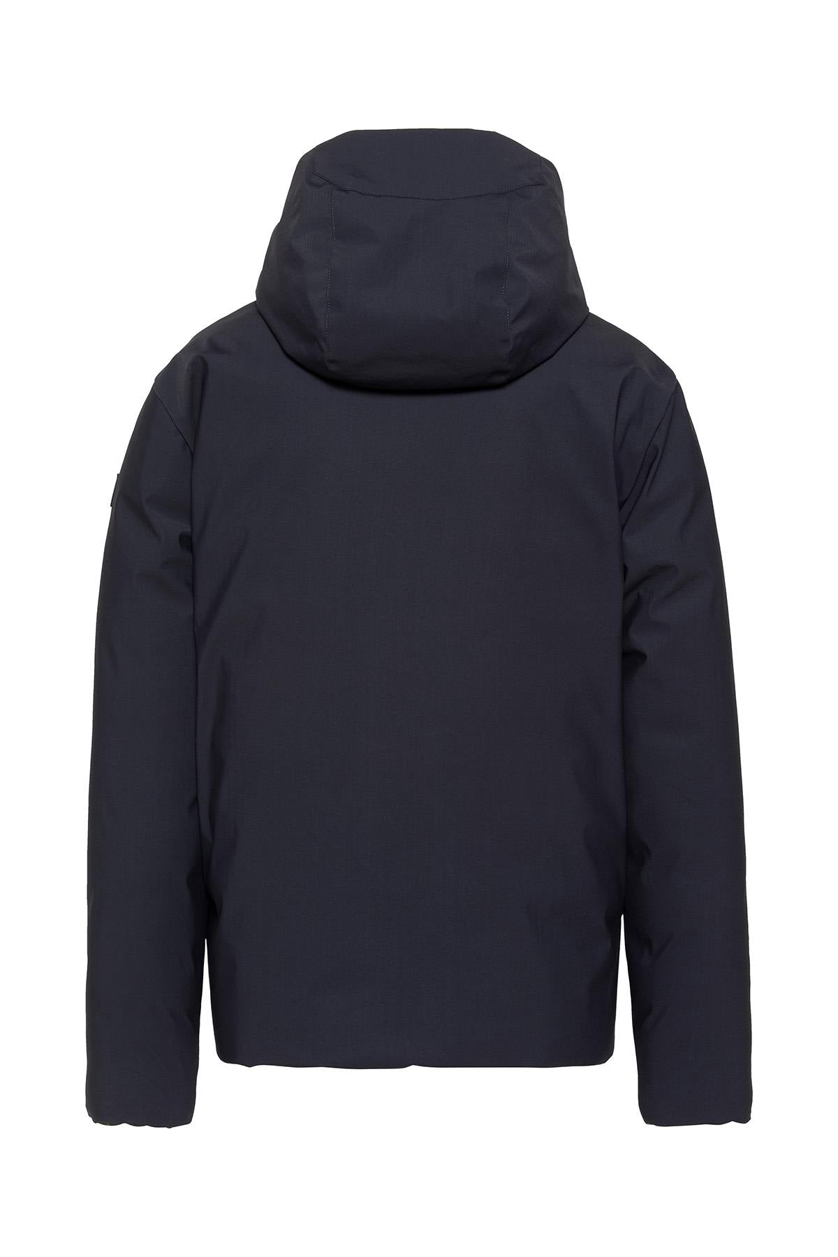 Reversible blue and khaki nylon jacket - Image n°5