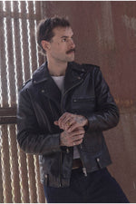 Buco J-21R leather jacket - black Cow Vintage, American cut - Image n°6