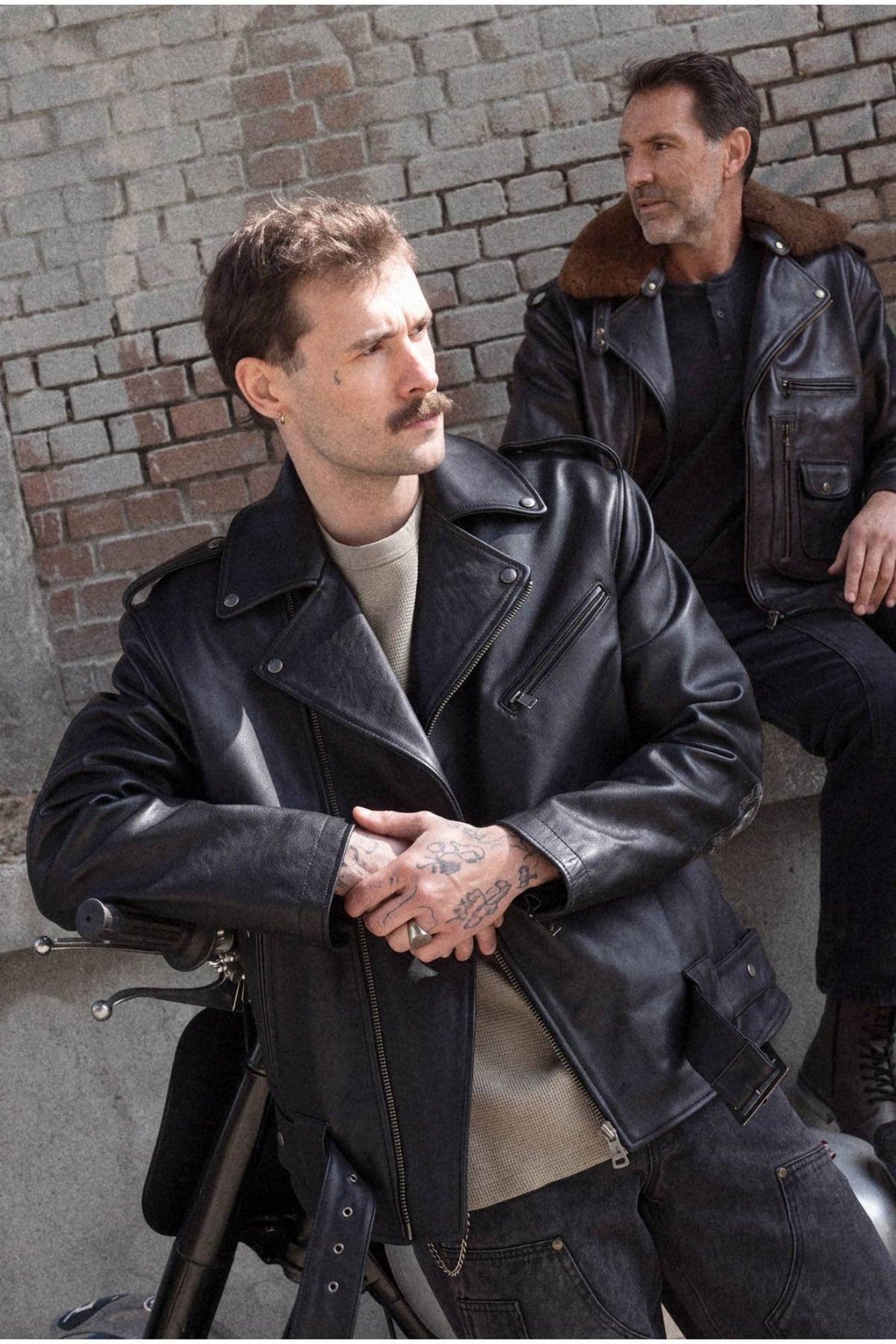 Buco J-27R leather jacket - black Cow Milled, police motorcycle unit heritage - Image n°7