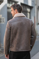 Short men's sheepskin coat - Image n°2